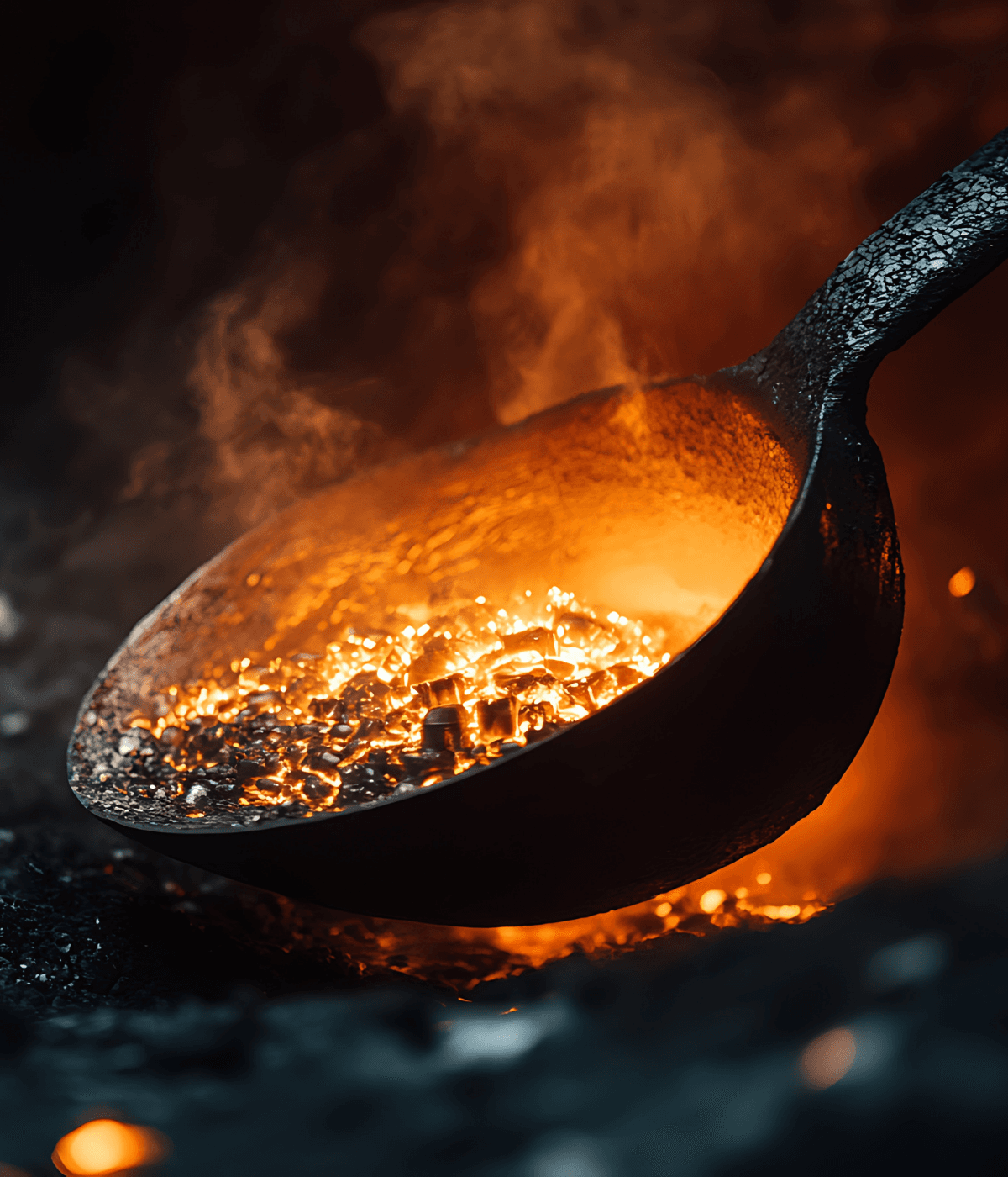 Artisanal gold bar molding