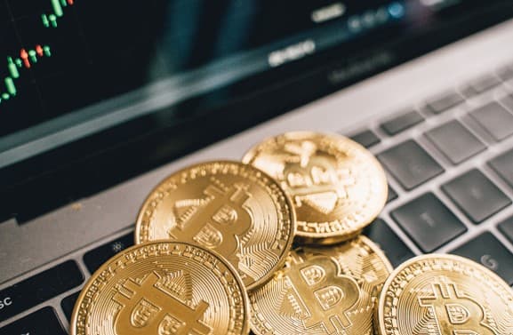 Close-up of innovative technology related to finance or infrastructure